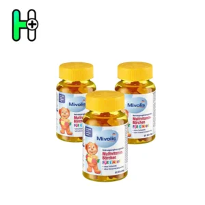 پک سه عددی پاستیل مولتی ویتامین کودک میولیس
