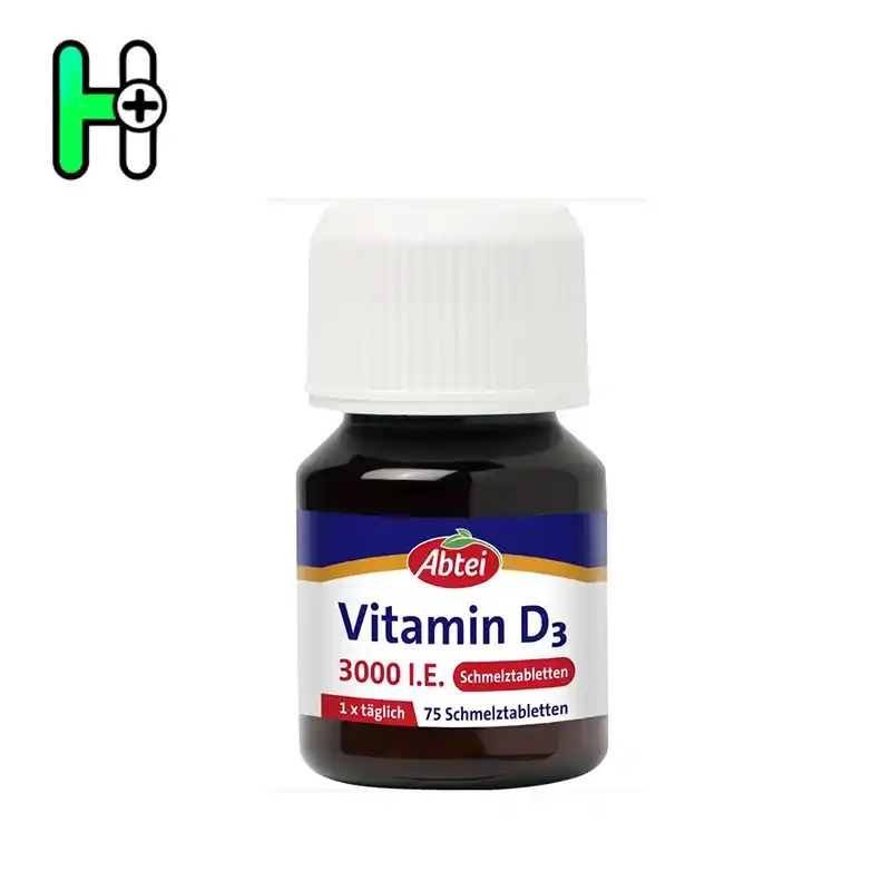 مکمل Abtei Vitamin D3 3000 I.E. یک محصول قوی و مؤثر برای تقویت سیستم ایمنی، سلامت استخوان‌ها و عضلات است.