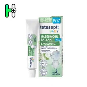 بالم بینی Nasenwohl Balsam Engelwurz از برند آلمانی tetesept مخصوص نوزادان طراحی شده تا با ترکیبات ملایم و طبیعی، در مواقع گرفتگی بینی، سرماخوردگی یا تنفس دشوار، تسکین و آرامش فوری فراهم آورد