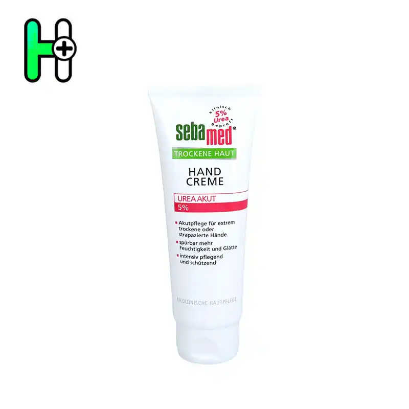 کرم دست Sebamed Urea Akut 5% یک محصول درمانی و تخصصی برای مراقبت فوری از پوست‌های خشک، بسیار خشک و آسیب‌دیده‌ی دست‌هاست