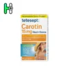 مکمل Carotin 15 mg Haut + Sonne از برند آلمانی Tetesept یک محصول پیشرفته برای تقویت سلامت و زیبایی پوست، به‌ویژه در برابر نور خورشید است