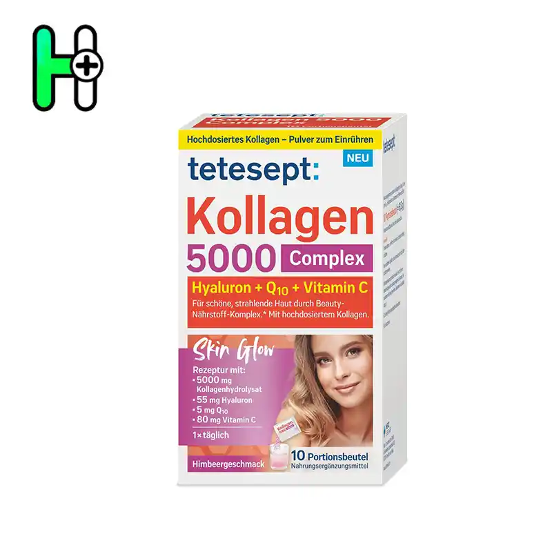 پودر کلاژن 5000 کمپلکس تتسپت – Tetesept Kollagen 5000 Complex